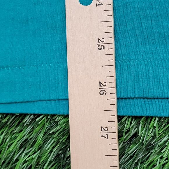 Vintage 90s Hanes Llama Shirt M/L 21x26 Blue Animals - Picture 8 of 12